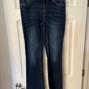 Justice Girls Mid Rise Boot Denim Jeans